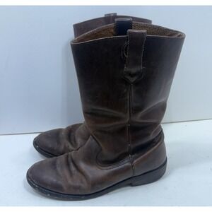 Vintage FRYE Men's Cowboy Boots Brown SIZE 7.5 D